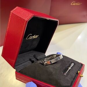 Cartier Silver Bracelet with Screwdriver Set